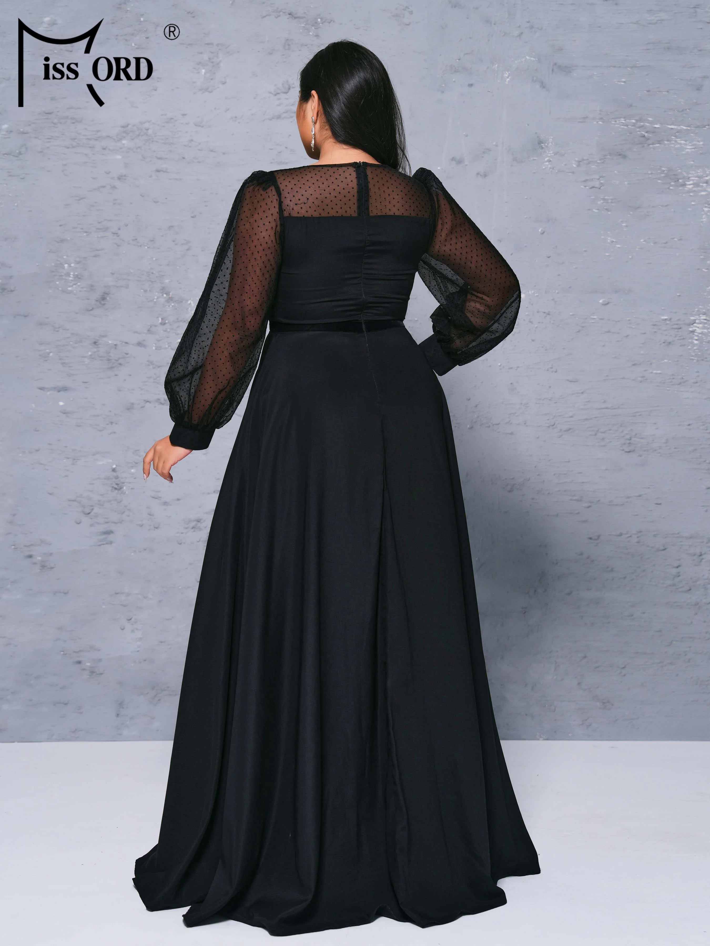 FZ Women's Plus Size Chic Split Large Loose Evening Dress