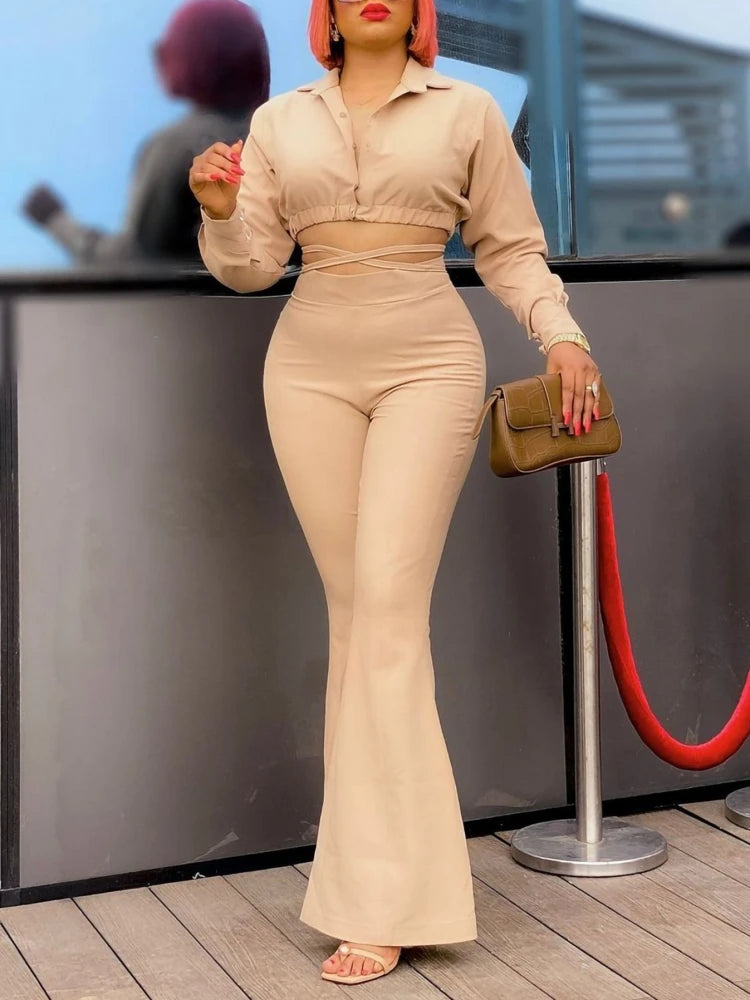 FZ Women's Long Sleeve Matching Pants Suit - FZwear