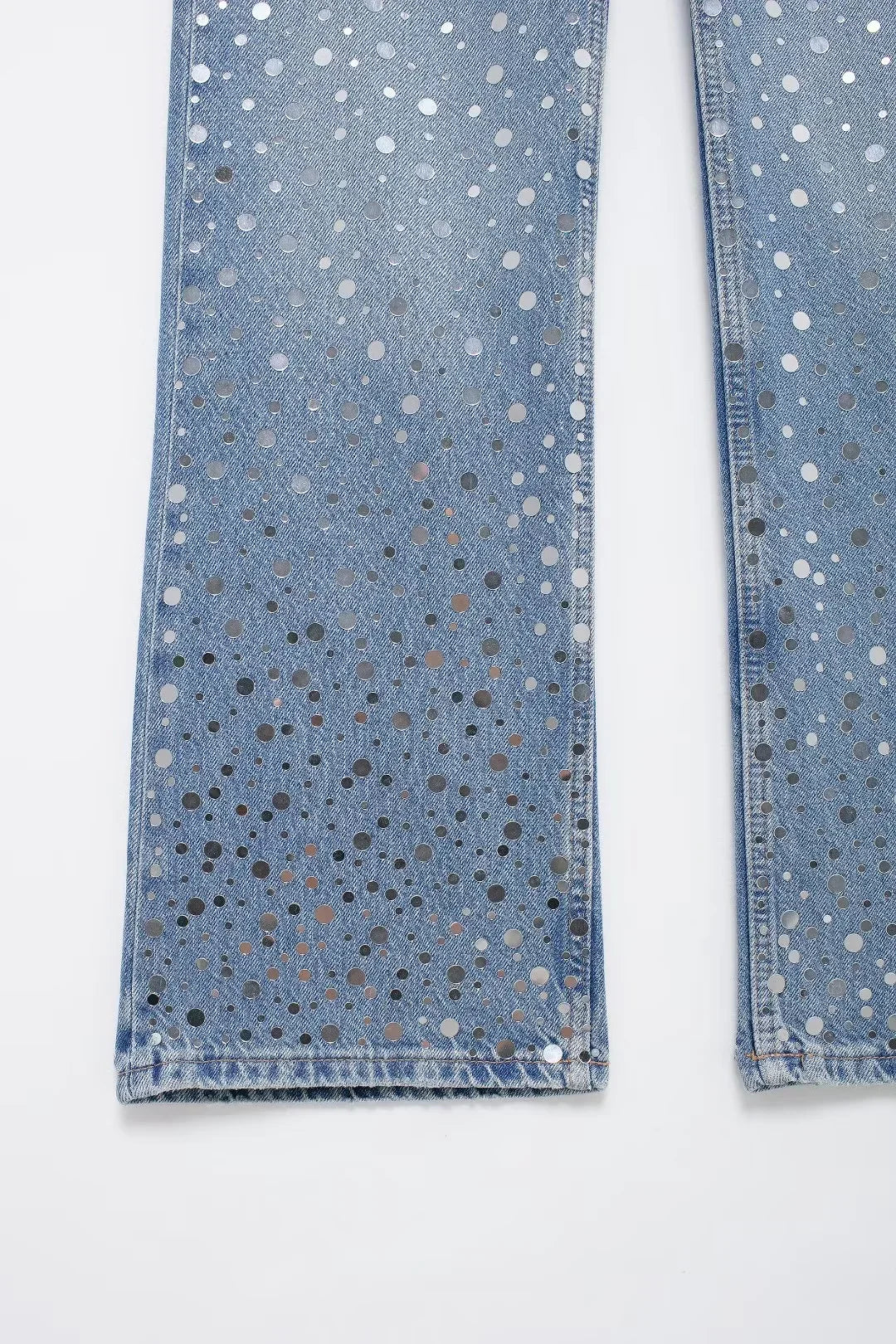 FZ Women's American Style Versatile Wide Leg Cowboy Pants