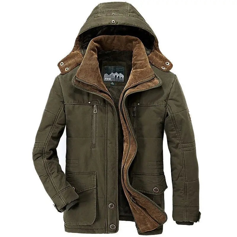 FZ Men's Fleece Thermal Hooded Jacket
