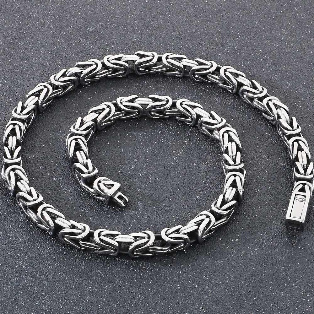 FZ Chain Link Stainless Steel Necklace