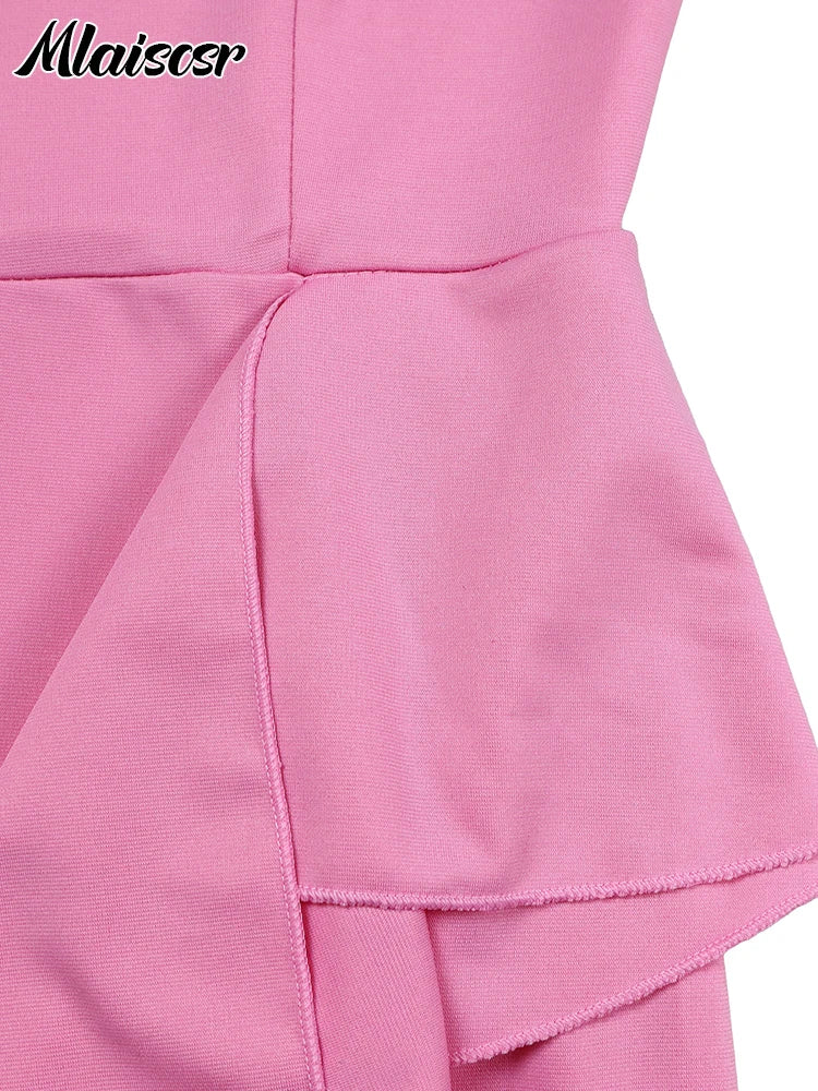 FZ Women's Short Sleeve V-neck Mid Dress