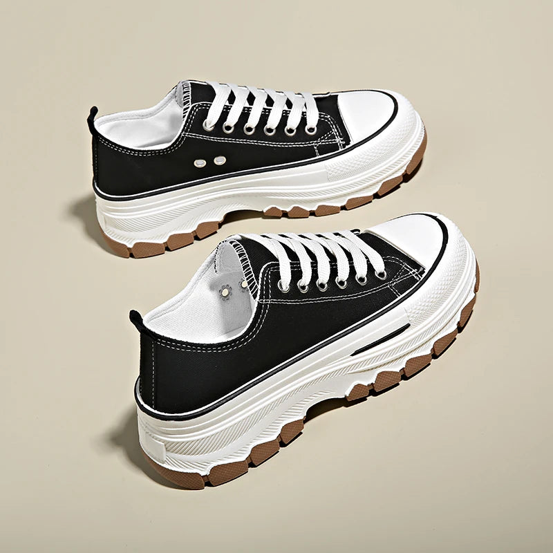 FZ Women's  Vulcanize Platform Canvas Shoes