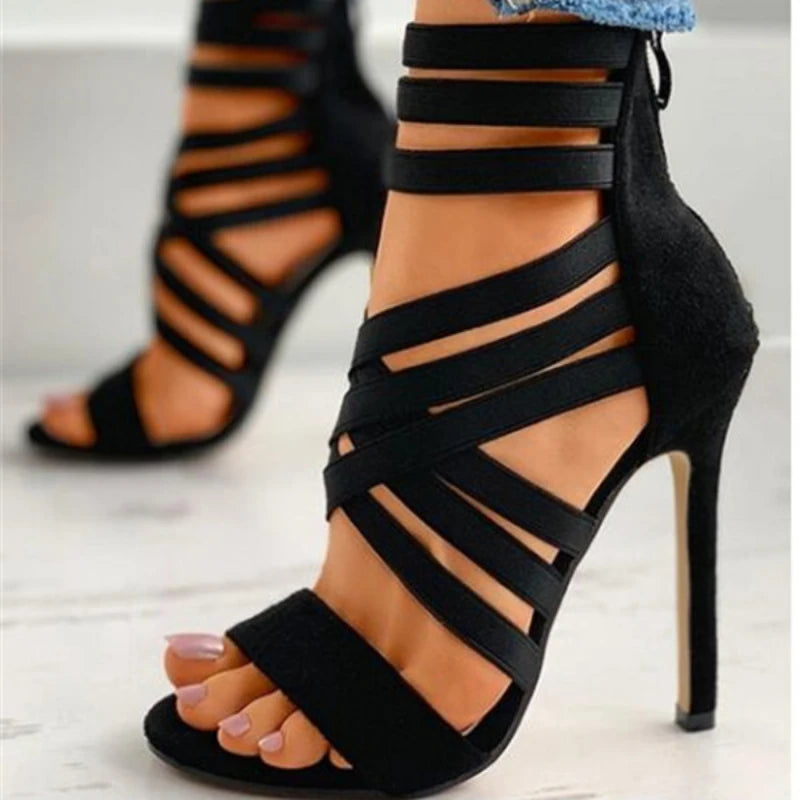 FZ Women's Sexy Open Toe Gladiator High Heels Shoes - FZwear