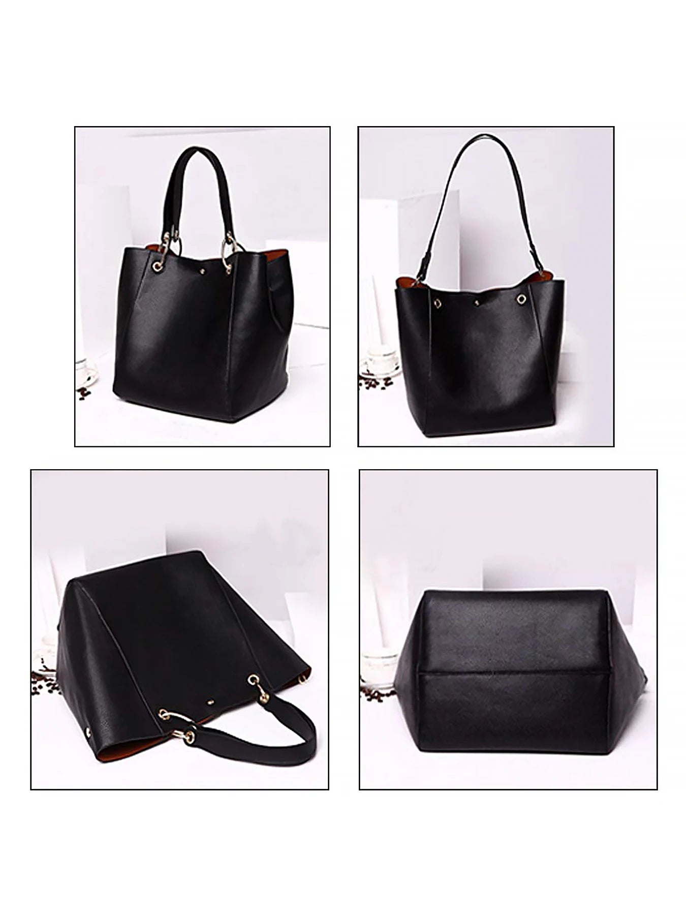 FZ Women's Large Tote Waterproof PU Leather Handbag