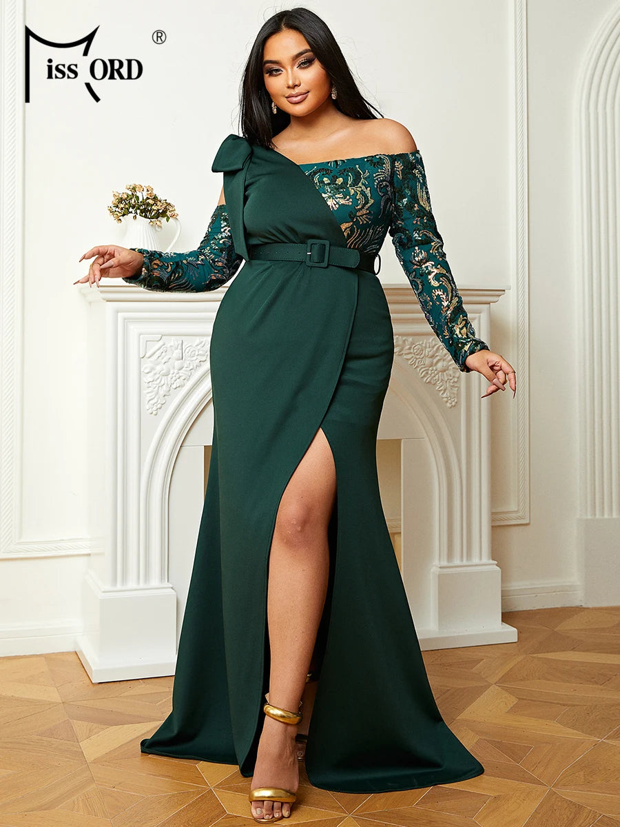 FZ Women's Plus Size Strapless Evening Dress