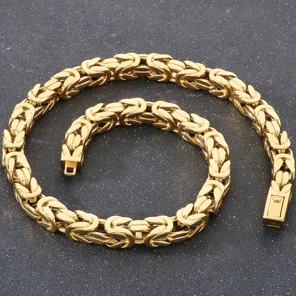FZ Chain Link Stainless Steel Necklace