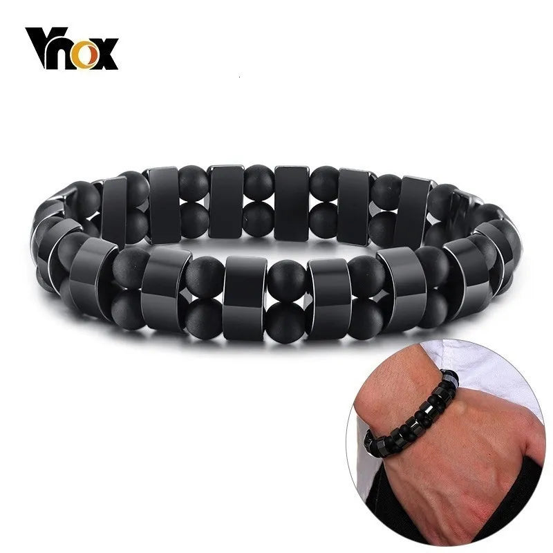 FZ Stretch Hematite Tiger Eye Beads Bracelets - FZwear