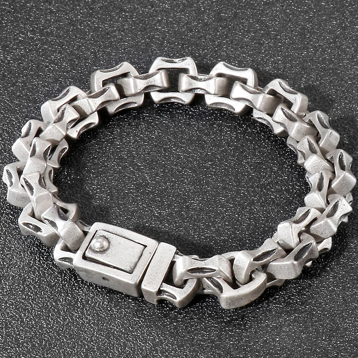 FZ Titanium Matte Stainless Steel Armband Bracelet - FZwear