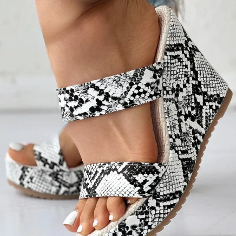 FZ Women's High Heels Wedges Multicolor Open Toe Shoes DSers