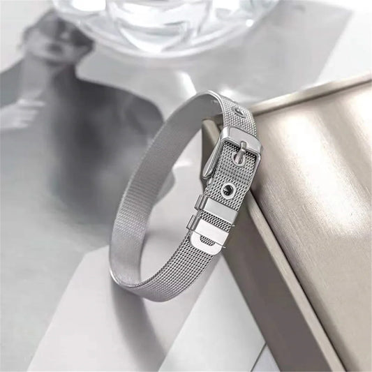 FZ Simple Style 10mm Stainless Steel Mesh Bracelet - FZwear