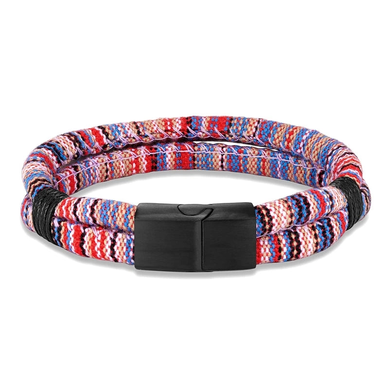 FZ Stainless Steel Surfer Waterproof Rope Bracelet - FZwear