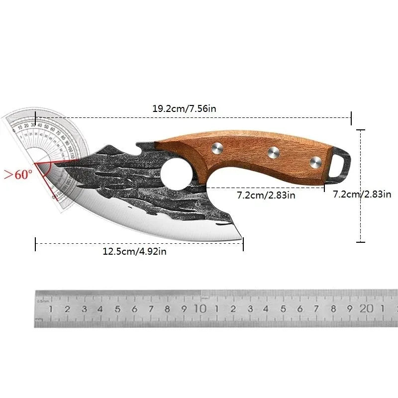 FZ portable fixed blade meat cutter Kitchen Knife - FZwear