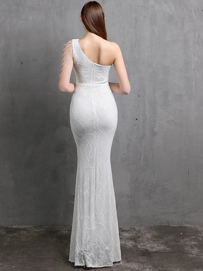 Sexy backless maxi sequin summer dress women elegant luxury wedding party dress long bridesmaid prom evening dresses vestidos FZwear