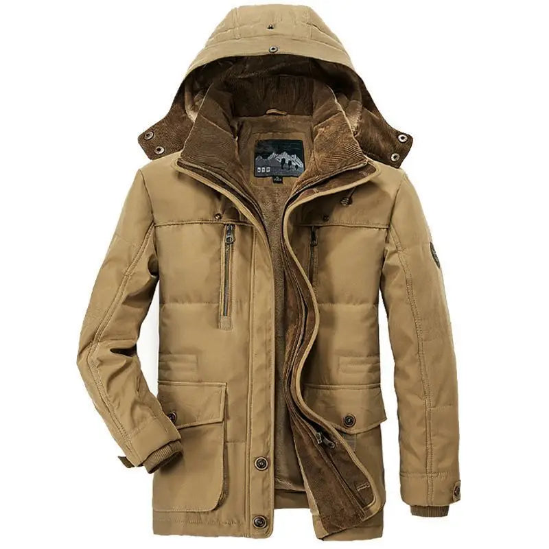 FZ Men's Fleece Thermal Hooded Jacket