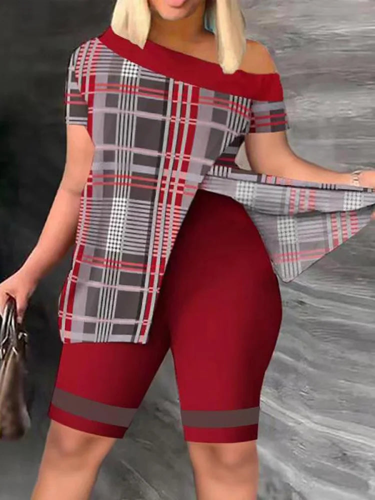 FZ Women's Slim Two Piece Sexy Off Shoulder Pants Suits - FZwear