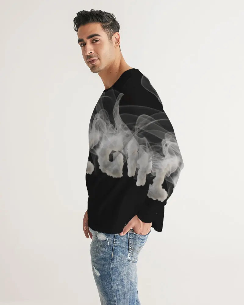 Smoking the highest Men's Long Sleeve Tee Kin Custom