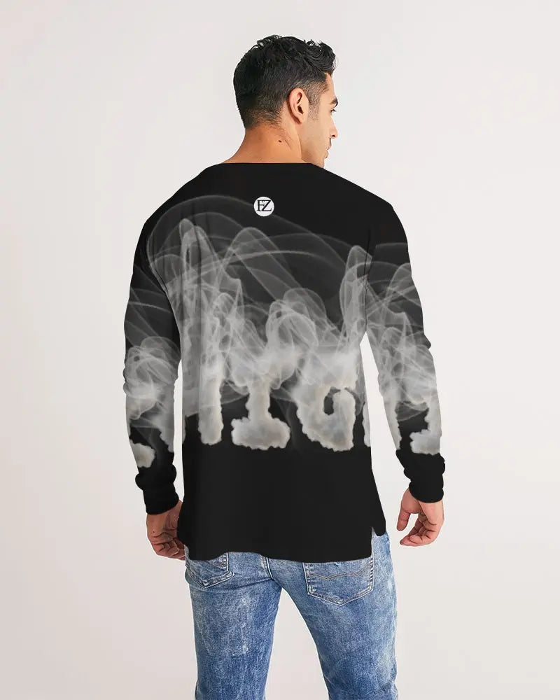 Smoking the highest Men's Long Sleeve Tee Kin Custom