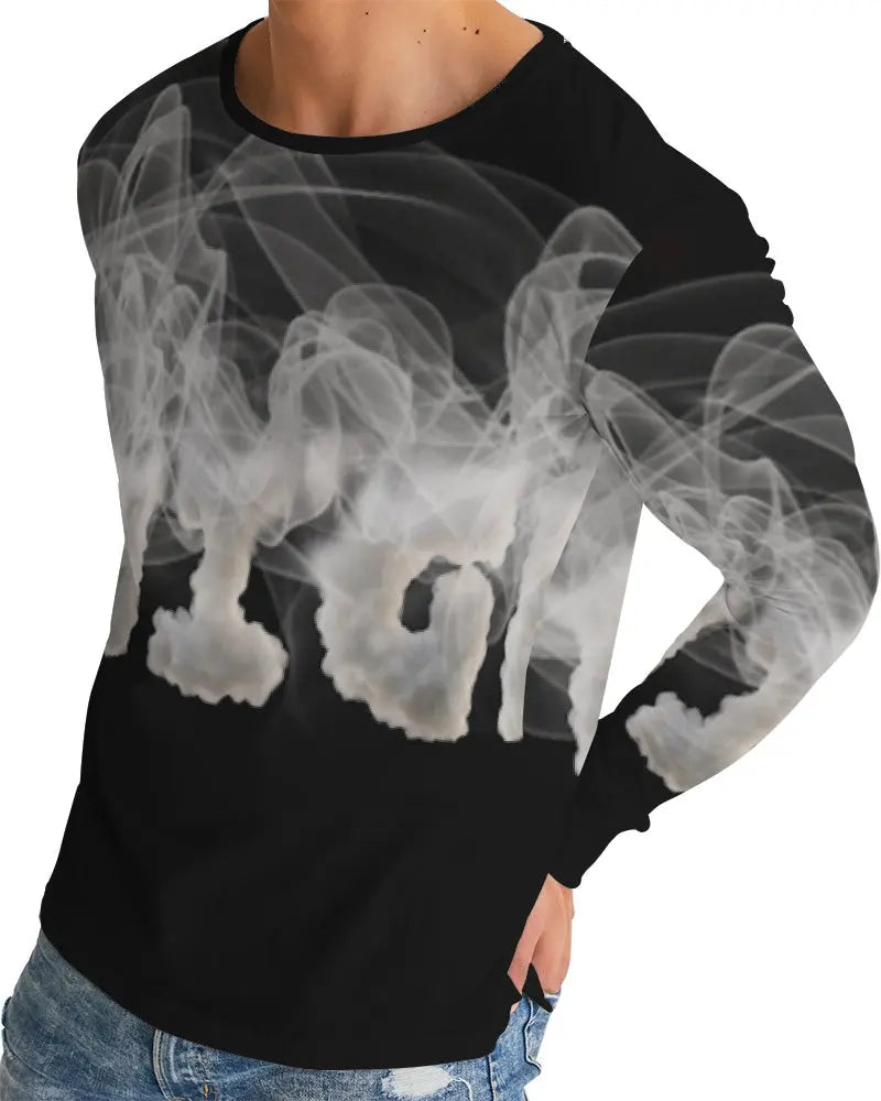 Smoking the highest Men's Long Sleeve Tee Kin Custom