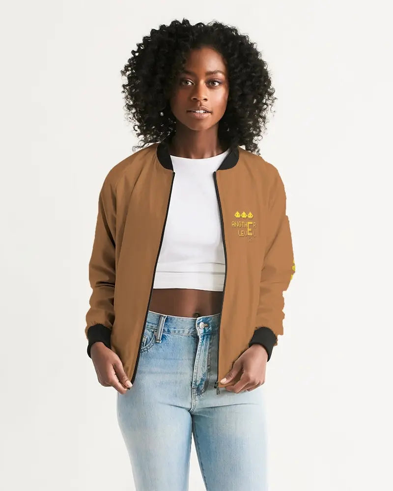 TAN FLITE Women's Bomber Jacket Kin Custom