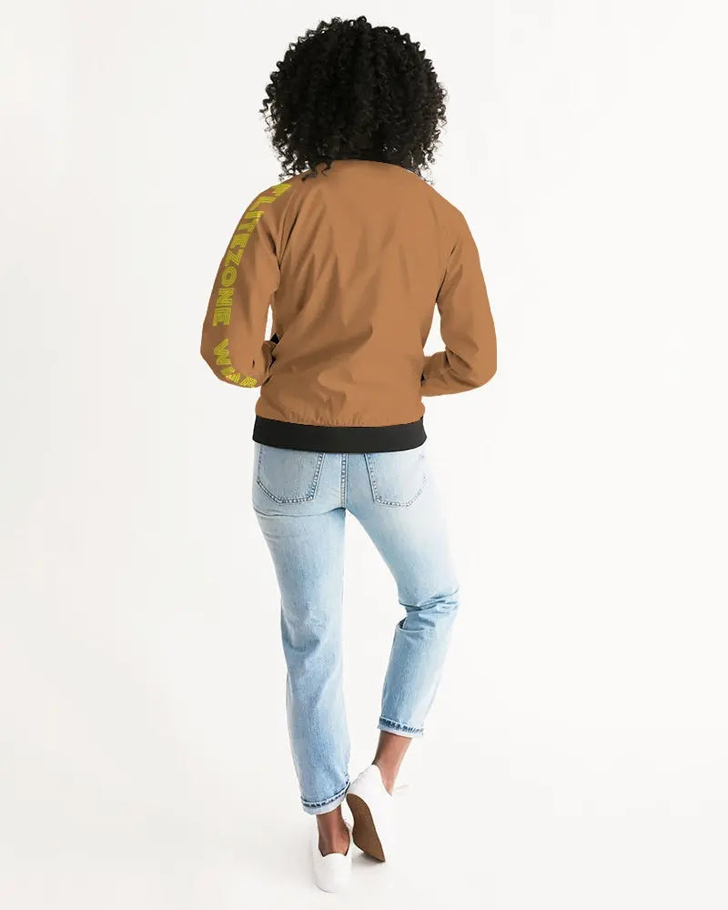 TAN FLITE Women's Bomber Jacket Kin Custom