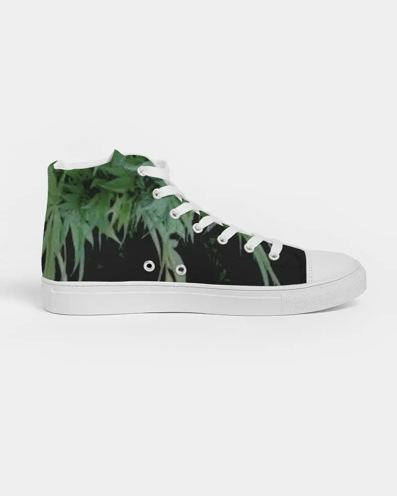 THE BUD - DARKER SHADE Men's Hightop Canvas Shoe Kin Custom