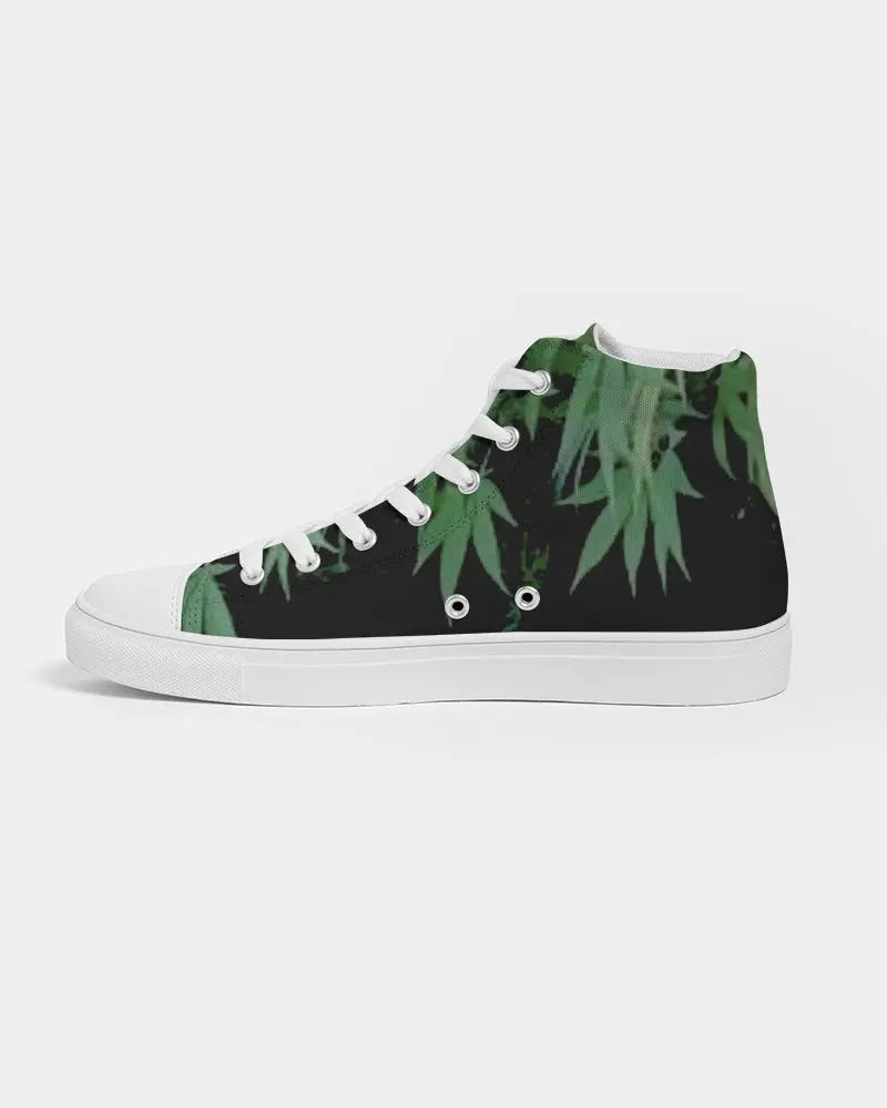 THE BUD - DARKER SHADE Men's Hightop Canvas Shoe Kin Custom