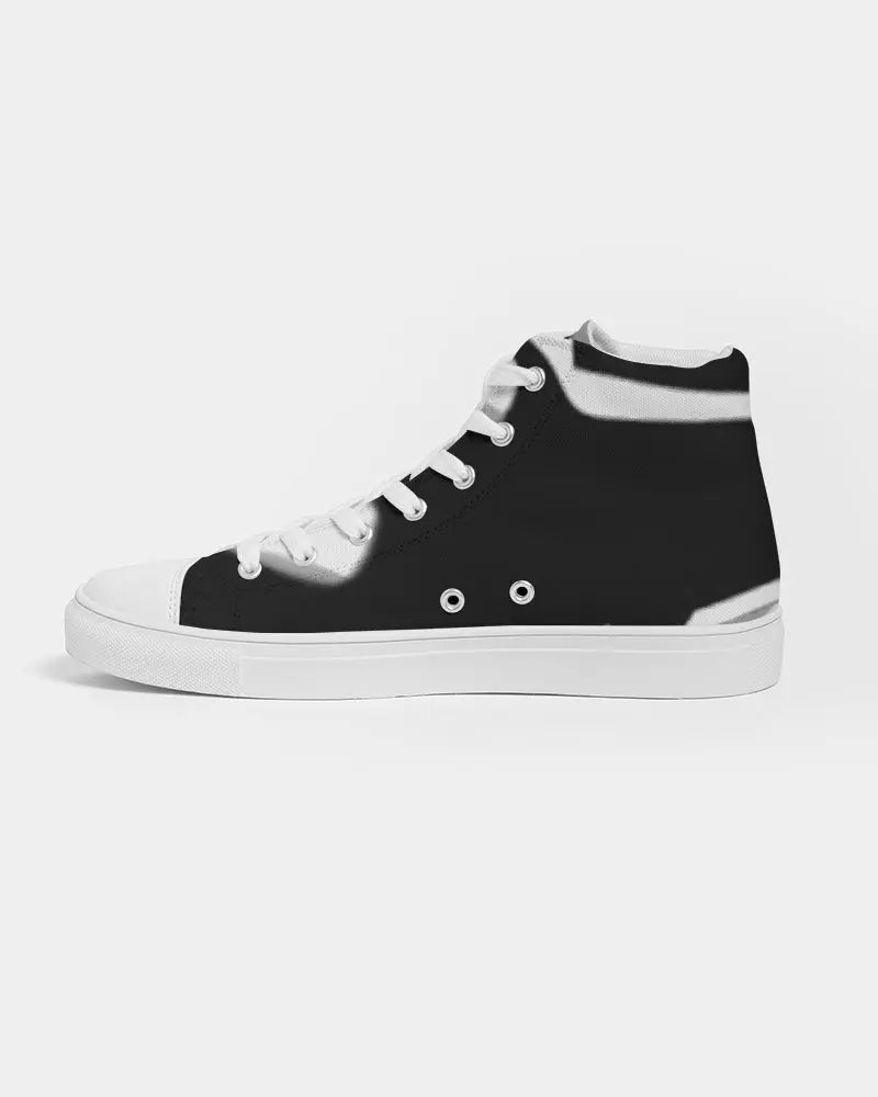 THE WHITE BULL Men's Hightop Canvas Shoe Kin Custom