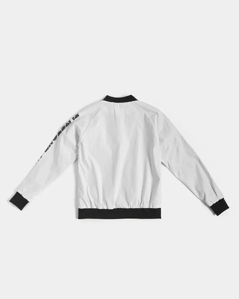 THE WHITE  BULL Women's Bomber Jacket Kin Custom