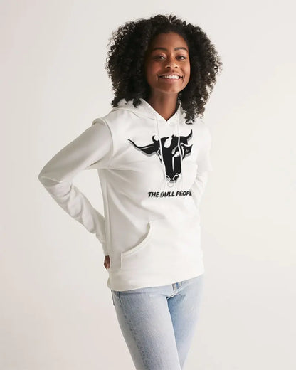 THE WHITE  BULL Women's Hoodie Kin Custom