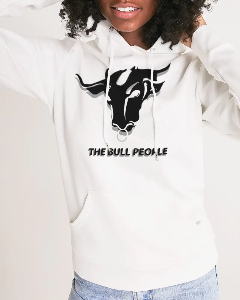 THE WHITE  BULL Women's Hoodie Kin Custom