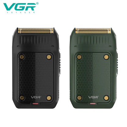 VGR Electric Razor Professional Shaver Portable Shaving Machine Mini Beard Trimmer Razor Reciprocating Shaver for Men V-353 FZwear