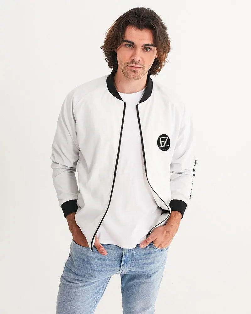 WHITE ZONE Men's Bomber Jacket Kin Custom