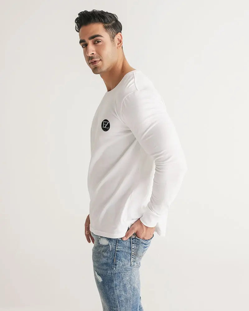 WHITE ZONE Men's Long Sleeve Tee Kin Custom