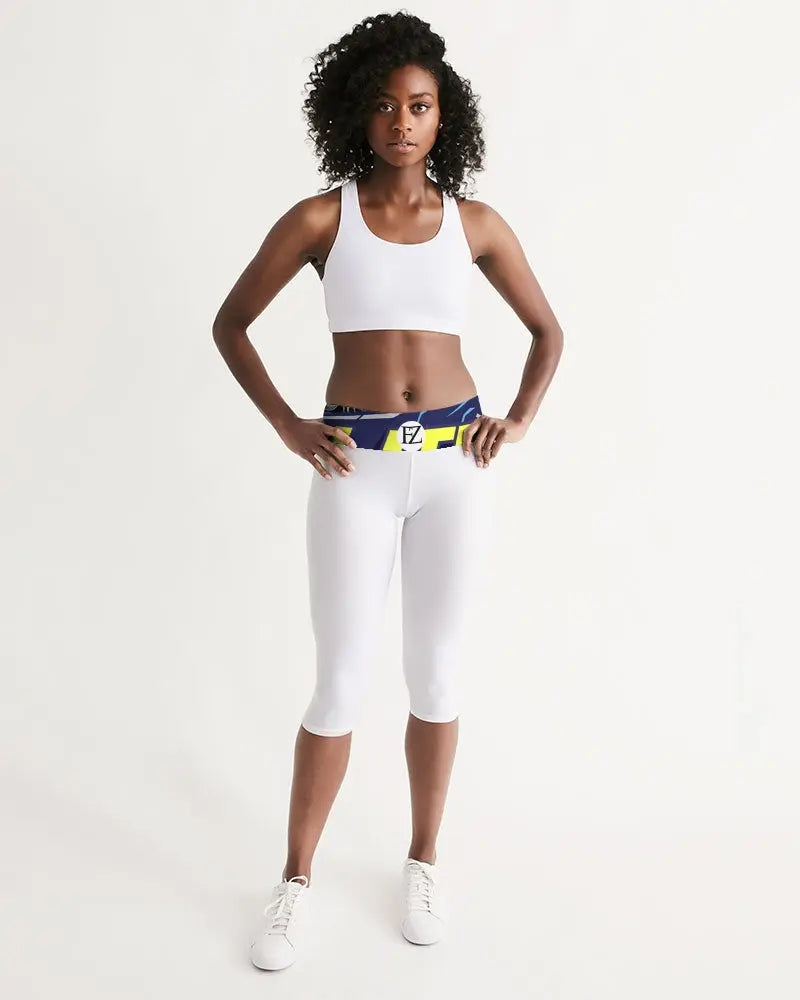 WHITE ZONE Women's Mid-Rise Capri Kin Custom