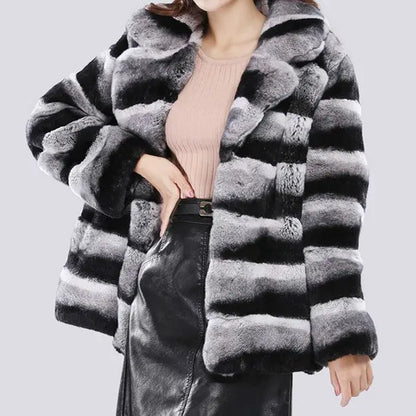 Winter Women Clothing Fur Coat Mink Jacket Mink Fur Short Mink Jacket Casual Zimo