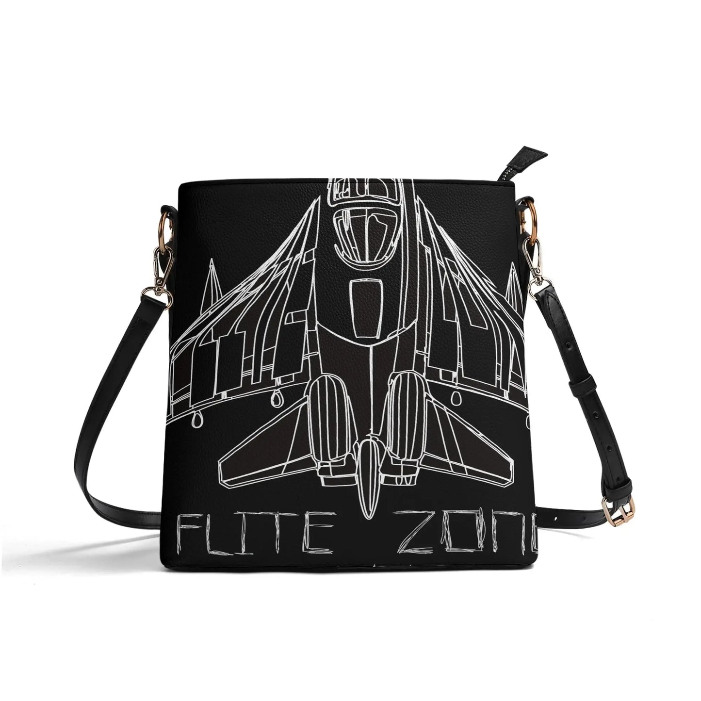 Womens PU Bucket Bag Shoulder Bag popcustoms