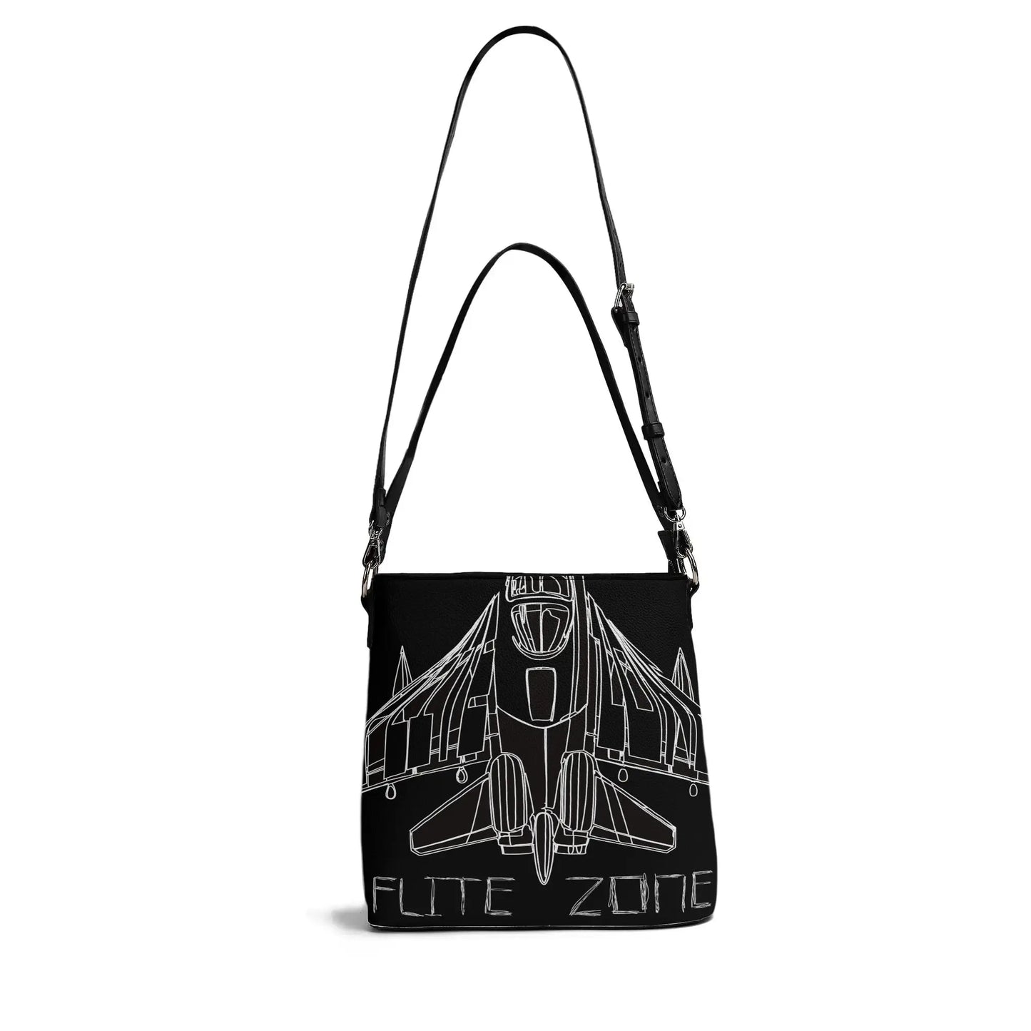 Womens PU Bucket Bag Shoulder Bag popcustoms