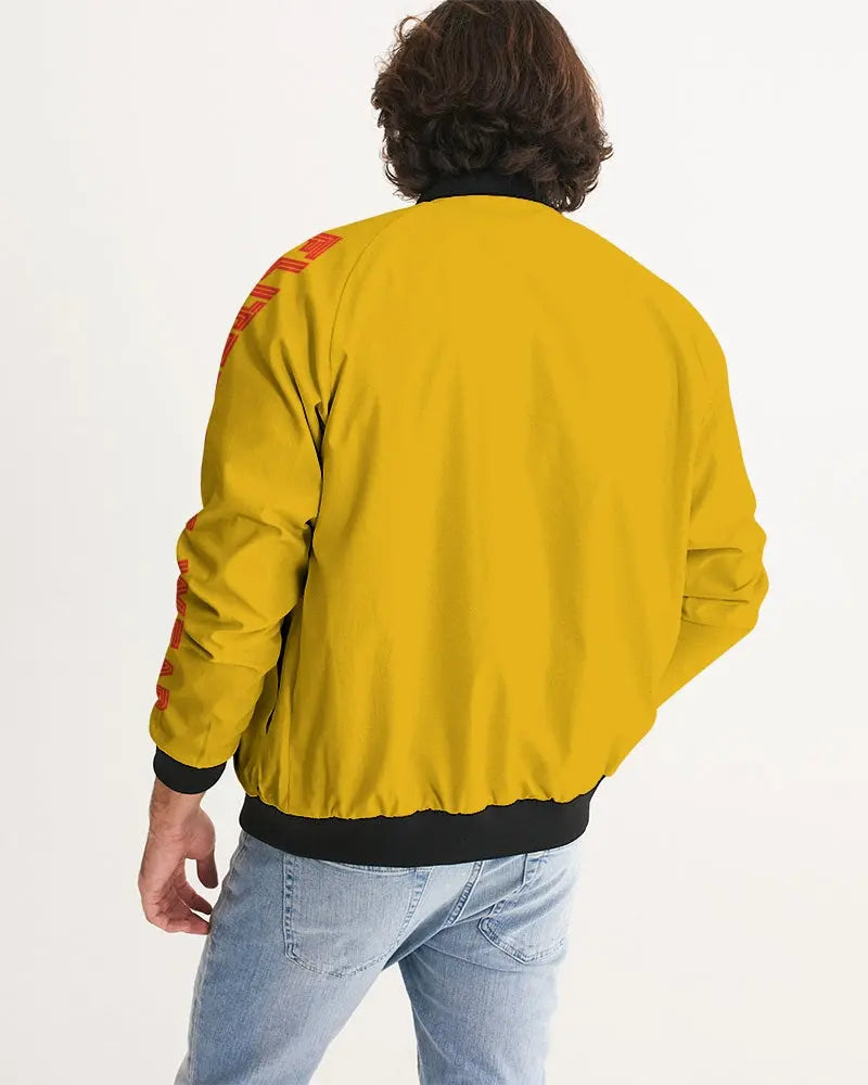 YELLOW ZONE Men's Bomber Jacket Kin Custom