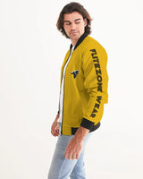 YELLOW ZONE Men's Bomber Jacket Kin Custom