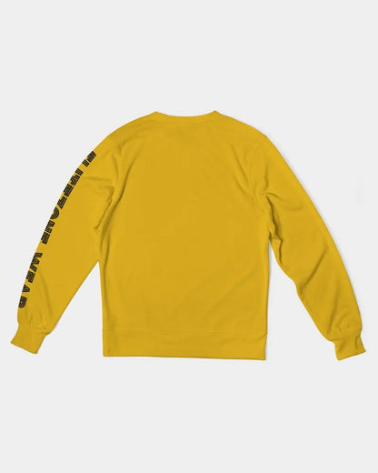 YELLOW ZONE Men's Classic French Terry Crewneck Pullover Kin Custom