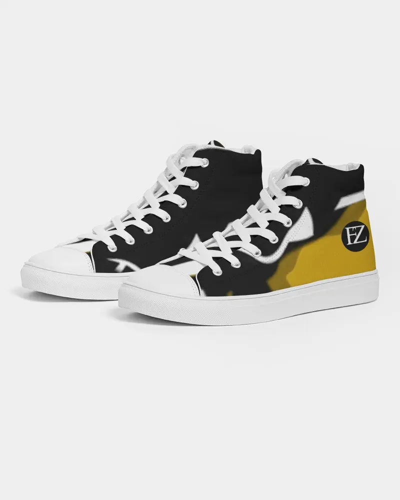 YELLOW ZONE Men's Hightop Canvas Shoe Kin Custom