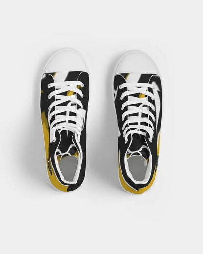 YELLOW ZONE Men's Hightop Canvas Shoe Kin Custom