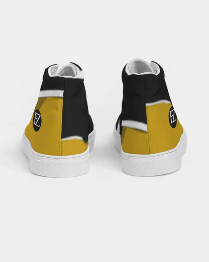 YELLOW ZONE Men's Hightop Canvas Shoe Kin Custom