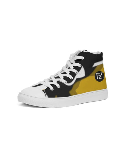 YELLOW ZONE Men's Hightop Canvas Shoe Kin Custom