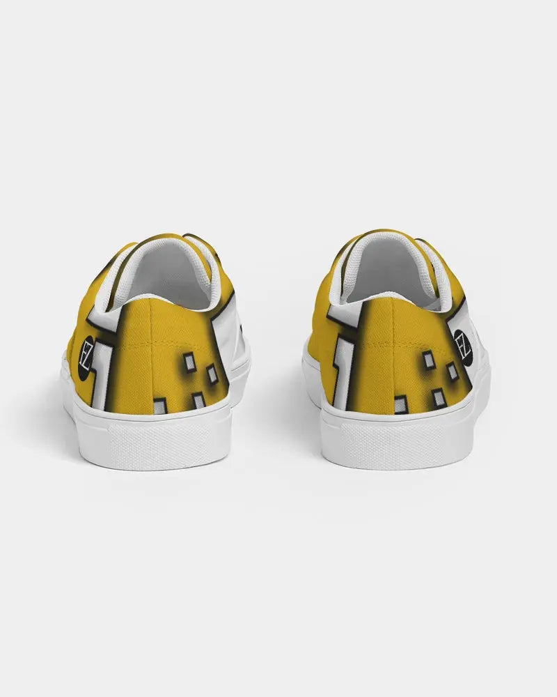 YELLOW ZONE Men's Lace Up Canvas Shoe Kin Custom