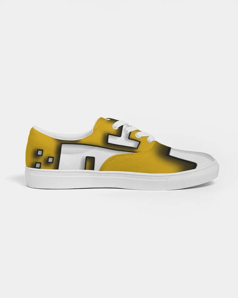 YELLOW ZONE Men's Lace Up Canvas Shoe Kin Custom
