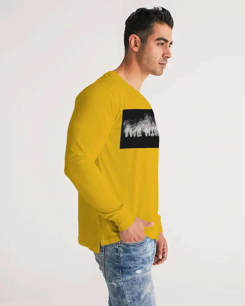 YELLOW ZONE Men's Long Sleeve Tee Kin Custom