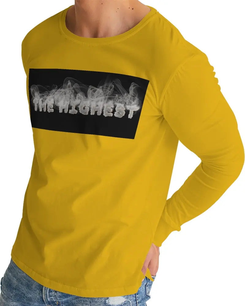 YELLOW ZONE Men's Long Sleeve Tee Kin Custom
