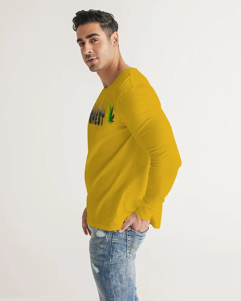YELLOW ZONE Men's Long Sleeve Tee Kin Custom